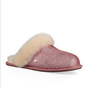 Pink Glitter UGG Slippers